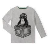 Appaman Boys Graphic l/s Tee ~ Heather Mist