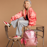 State Bags Kane Backpack ~ Pink/Silver