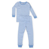 Baby Steps Big Bro l/s Pj Set ~ White/Blue