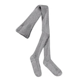 Molo Glitter Ribbed Tights ~ Grey Melange