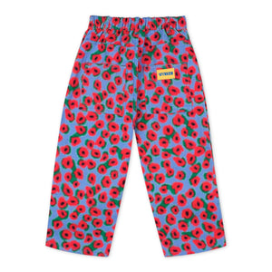 Wynken Bacia Floral Print Jeans 7-12 ~ Blue/Red