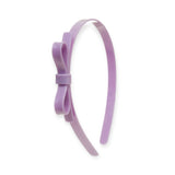 Lilies & Roses Thin Bow Headband ~ Light Purple