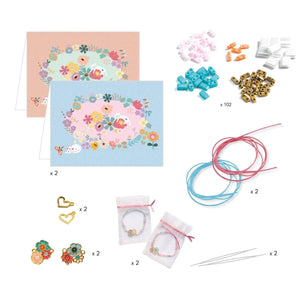 Djeco Friendship Bracelet Kit ~ Flowers
