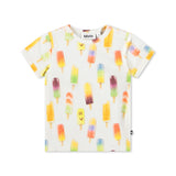 Molo Baby Easy Tee & Shine Shorts Set ~ Mini Popsicles/Misty Denim