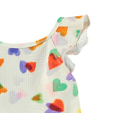 Molo Baby Nalani Swimsuit ~ Rainbow Hearts