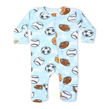Baby Steps Zip Footie ~ Chalk Sports