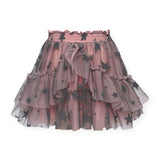 Baby Sara Dreamer Sweater & Stars Tulle Tutu Skirt Set 7-12 ~ Pink/Grey