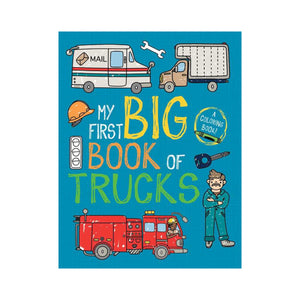 My First Big Book of Trucks: A Coloring Book