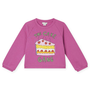Stella McCartney Girls Cake Gang Sweatshirt ~ Pink