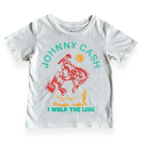 Rowdy Sprout Johnny Cash Cowboy s/s Tee ~ Vintage White