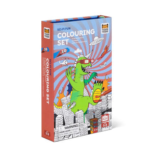 Tiger Tribe 3D Coloring Set ~ Sci Fi Fun