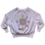 Rowdy Sprout Grateful Dead Circle Bears Raglan Sweatshirt 7-12 ~ Preppy Pink