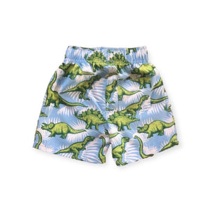Mish Baby Dino Palm Board Shorts ~ Blue