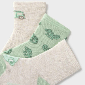 Mayoral Baby Boy Socks 3 Pack ~ Matcha
