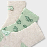 Mayoral Baby Boy Socks 3 Pack ~ Matcha