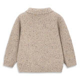 Mayoral Boys Knit Zip Sweater ~ Tweed