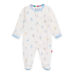 Magnetic Me Modal Footie ~ Baby Beats Blue