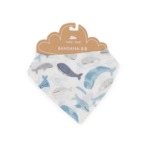 Angel Dear Bandana Bib ~ Blue Whales
