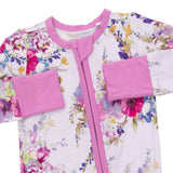 Angel Dear 2 Way Zipper Convertible Romper ~ Dahlia Floral