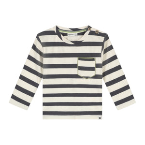 Babyface Baby Striped l/s Pocket T-Shirt ~ Antra