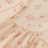 Petit Bateau Floral Flutter Sleeve Dress w/ Bloomer ~ Cream/Multi