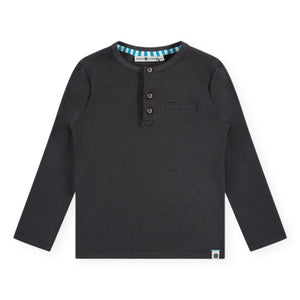 Babyface Boys l/s Thermal Henley ~ Antra