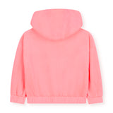 Billieblush Girls Ribbed Velour Hoodie & Wide Leg Sweatpants w/ Patches Set ~ Peach
