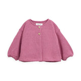 Play Up Baby Cardigan ~ Magenta