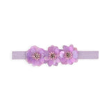 Bari Lynn Crystallized Sequin Flowers Baby Headband