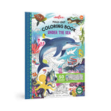 eeboo Under the Sea Fold-Out Coloring Book with Stickers