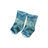 The Wildest Company Ice-Dyed Bamboo Baby Socks ~ Blue Lagoon