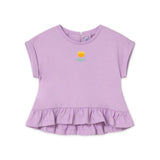 Mayoral Baby Girl Two Tops & Shorts 3pc Set ~ Lilac