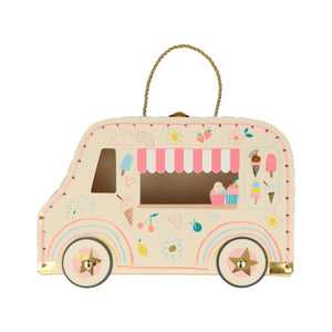 Meri Meri Ice Cream Van Mini Suitcase w/ Bunny Doll