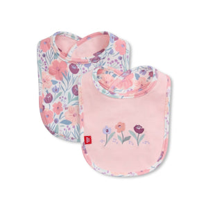 Magnetic Me Cotton Reversible Bib 2 Pack ~ Whistledon
