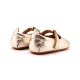 Old Soles Droplet T-Strap Baby Shoe ~ Gold