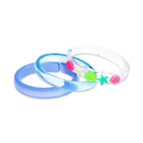 Lilies & Roses Vibrant Seashells Bracelet Set