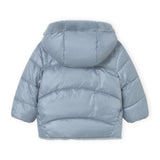 Mayoral Baby Girl Reversible Faux Fur Jacket ~ Blue Bell
