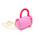 Tiny Treats Pearl Handle Message Charm Handbag