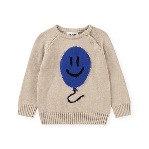 Molo Baby Bless Knit Sweater & Sol Knit Pants Set ~ Balloon Smile
