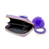 Tiny Treats Shiny Jumbo Bow Spiral Strap Wallet