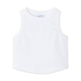 Mayoral Girls Striped Blouse w/ Tank Top 7-12 ~ Persimmon