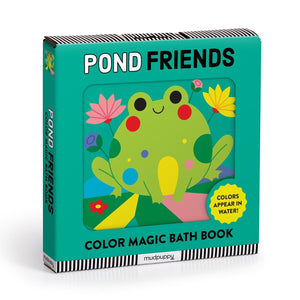 Mudpuppy Pond Friends Color Magic Bath Book