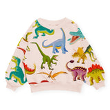 Rock Your Kid Dinos Galore Sweatshirt & Sweatpants Set ~ Ecru