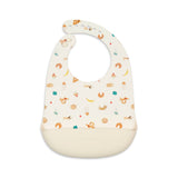 Loulou Lollipop Silicone Bib ~ French Breakfast