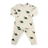 Oh Baby! Dinosaur Print 2pc Set ~ Malt