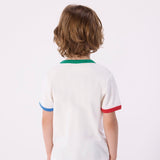 Petit Bateau Boys Contrast Trim s/s Pocket T-shirt ~ White