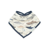 Loulou Lollipop Muslin Bandana Bib Set ~ Sharks