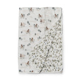 Loulou Lollipop Muslin Quilt Blanket ~ Bears on Bikes