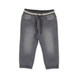 Mayoral Baby Boy Soft Denim Joggers ~ Light Grey