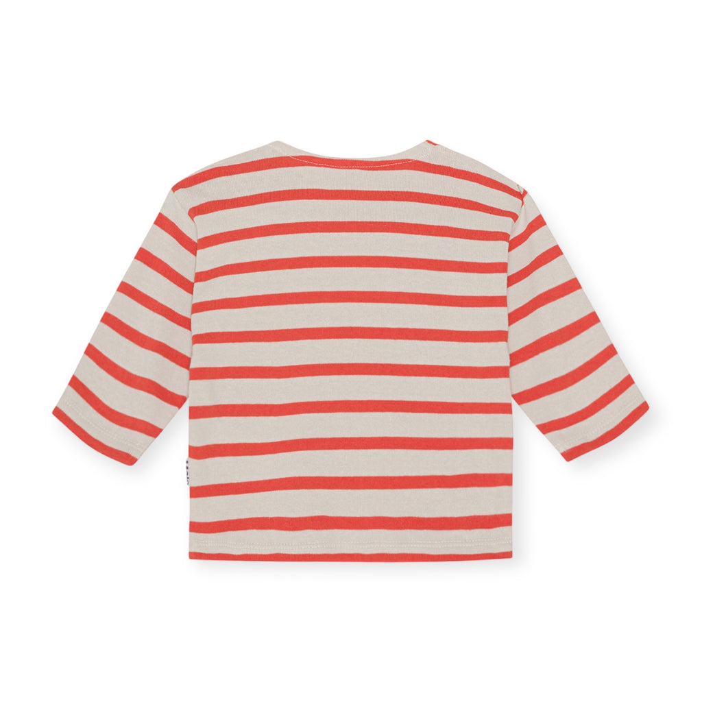 Molo Baby Edarko Shirt ~ Shell Red Stripe